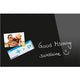 Sigel glasmagneetbord - be!board - 60x40cm - zwart - si-b1201