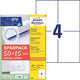 Avery etiketten zweckform wit