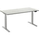 Scrivania sit-stand ceha ade2plme189q9016w melaminico bianco, metallo