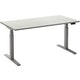 Scrivania sit-stand ceha ade2plme208q9006w melaminico bianco, metallo