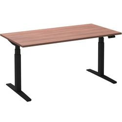 Escritorio para sentarse y pararse ceha ade2plhl128q9005ha melamina habana, metal