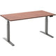 Scrivania sit-stand ceha ade2plhl128q9006ha nobilitato avana, metallo