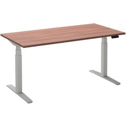 Escritorio para sentarse y pararse ceha ade2plhl148q9016ha melamina habana, metal
