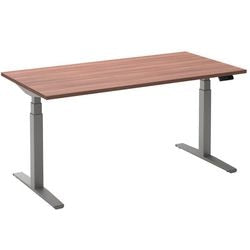 Scrivania sit-stand ceha ade2plhl189q9006ha nobilitato avana, metallo