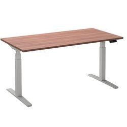 Escritorio para sentarse y pararse ceha ade2plhl208q9016ha melamina habana, metal