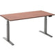 Scrivania sit-stand ceha ade2plme128q9006ha nobilitato avana, metallo