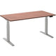 Scrivania sit-stand ceha ade2plme148q9016ha nobilitato avana, metallo
