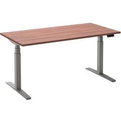Scrivania sit-stand ceha ade2plme189q9006ha nobilitato avana, metallo