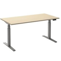 Escritorio para sentarse y pararse ceha ade2plhl208q9006ah melamina arce, metal