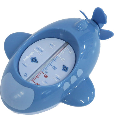 Bo jungle - manual bath thermometer baby - clear temperature display - fun and playful shape - wind-up - submarine manual bath thermometer