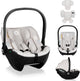 Lionelo moxie i-size baby autostoeltje draagstoel 40-87 cm – vanaf geboorte – achterwaarts (rwf) – isofix compatibel – memory foam – bamboe stof – dri-seat – magnetische gordels – verstelbare hoofdsteun