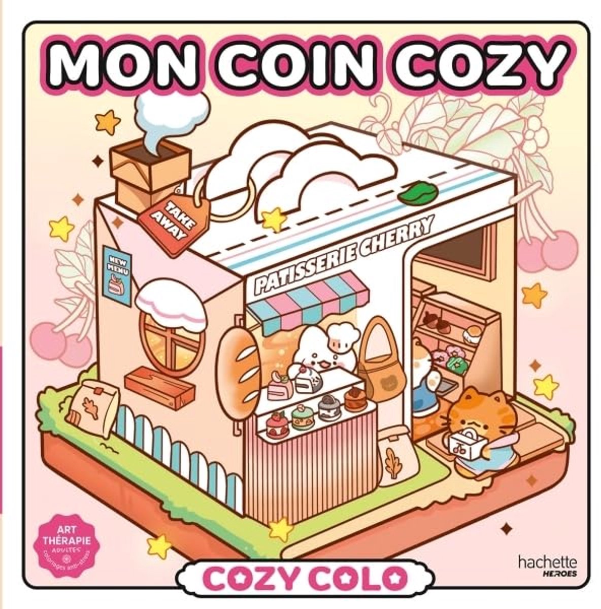 Hachette eroi accogliente colo - mon coin accogliente (il mio angolo accogliente) - hachette - libro da colorare per adulti
