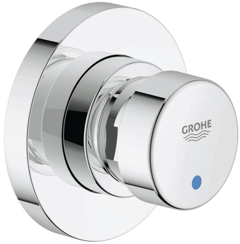 Grohe euroeco cosmopolitan s grifo ducha empotrado autocierre 1 2 azul rojo cromo