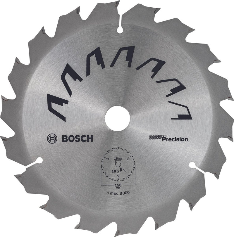 Bosch cirkelzaagblad 150x1.5 0.85x16 18t