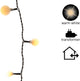 Catena luminosa sferica EDM - stile guinguette - luce calda - 120 luci LED - 14 m - 71013