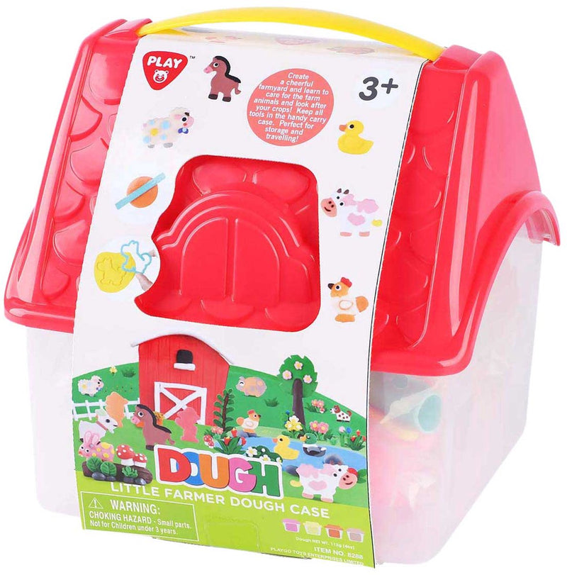 Set de arcilla pequeña granja Playgo - 4 vasijas de barro