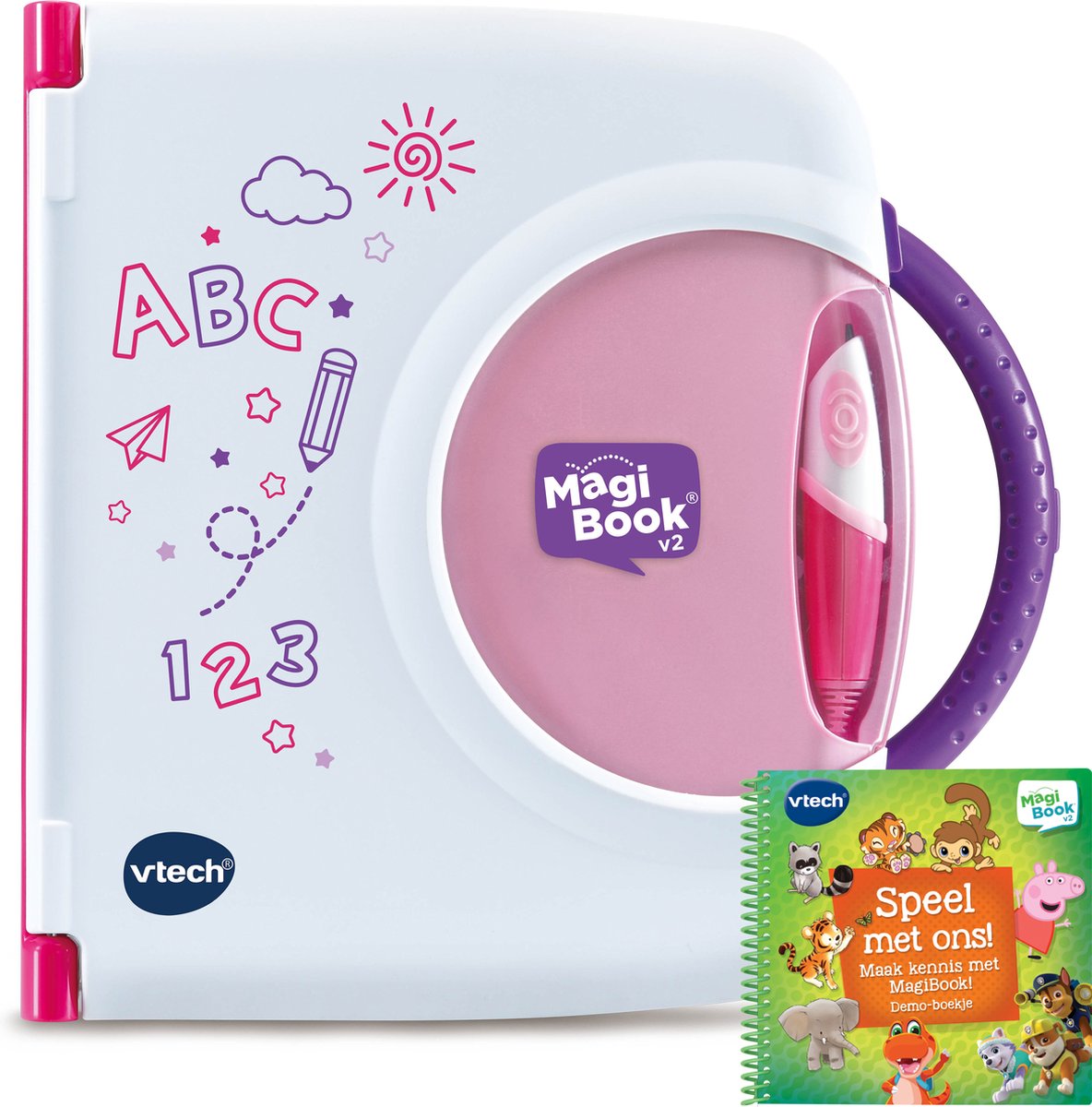 Vtech MagiBook Starter Set rosa con demoboek