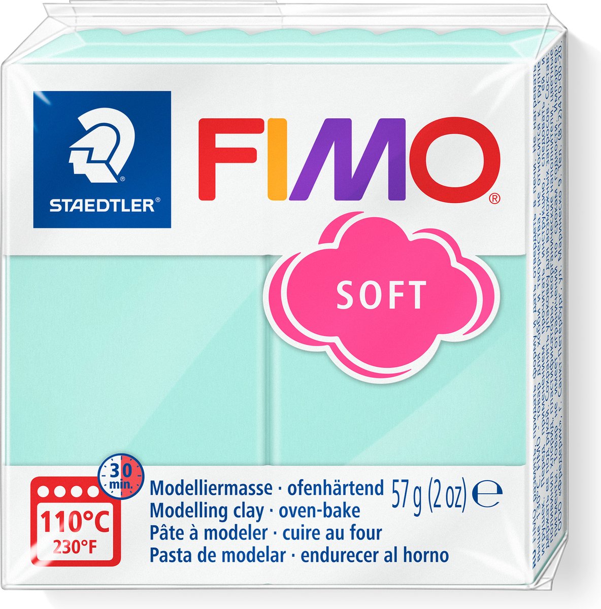 FIMO® Soft, Mint, 57 Gr 1 Box