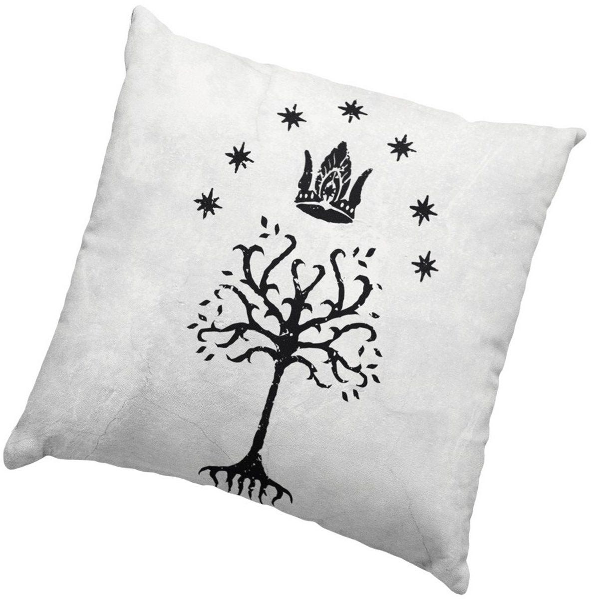 SD juguetes el señor de los anillos cojín árbol blanco de gondor 56 x 48 cm blanco