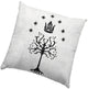 SD juguetes el señor de los anillos cojín árbol blanco de gondor 56 x 48 cm blanco