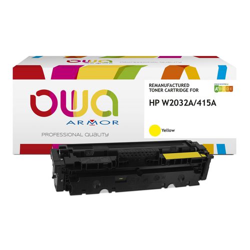 Cartuccia toner owa w2032a giallo 2100p