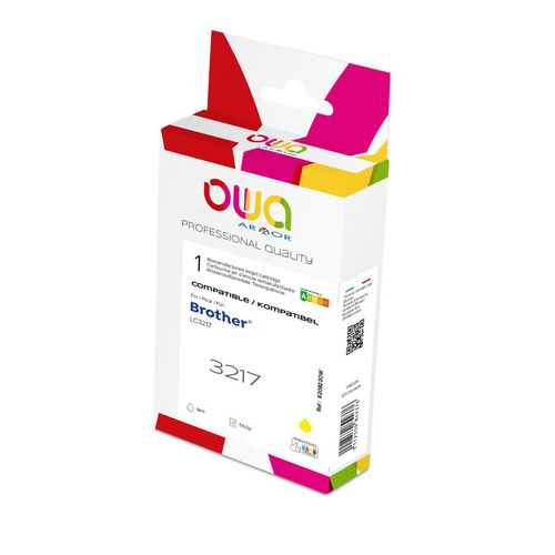 Cartuccia d'inchiostro owa lc3217 gialla