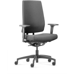 Office chair dauphin indeed synchro tilt 2d armleuning zwart 150 kg id 7046_slp
