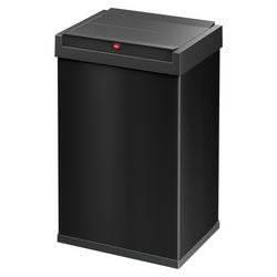 Hailo prullenbak met tuimeldeksel 8401410 zwart big-box swing l