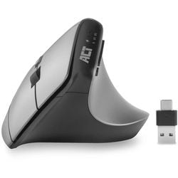 ACT Connettività Wireless Mouse ergonomico con Bluetooth e USB-C
