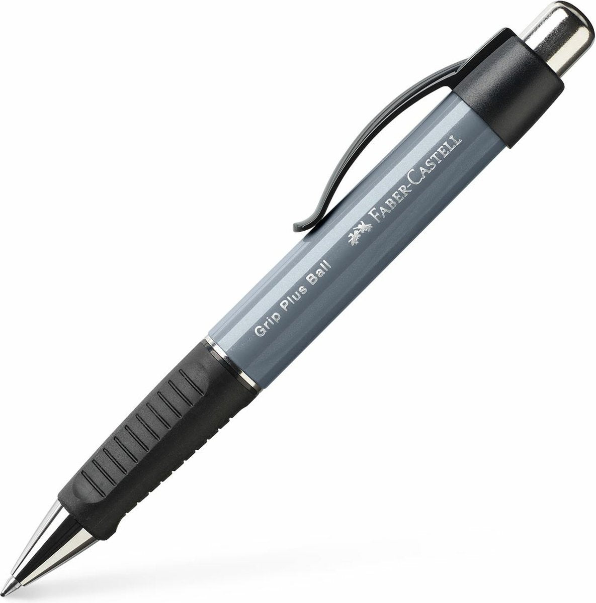 Penna a sfera Faber-Castell - Grip Plus - Grigio Pietra - FC-140789