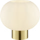 Brilliant fanny - tafellamp - e27 max 1x20w - geborsteld messing wit