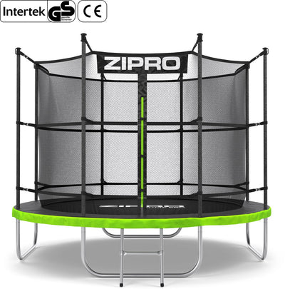 Zipro jump pro in - trampoline - ø252cm 8ft - trampoline met veiligheidsnet - voor kinderen - inclusief ladder - max. 150 kg