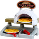 Estación de pizza pequeña Theo Klein Toys - 22,5x13x23 cm - incl. accesorios - amarillo blanco