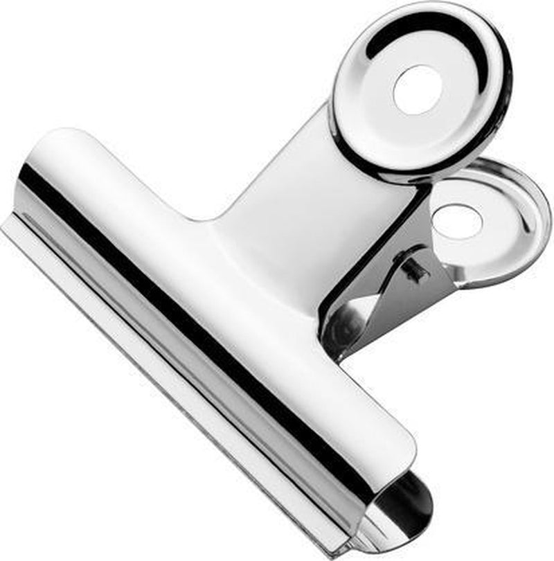 Abrazadera bulldog Westcott - 75x17mm - metal - plata - 10 piezas - ac-e10905