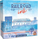 White goblin games railroad ink - deep blue version dice game