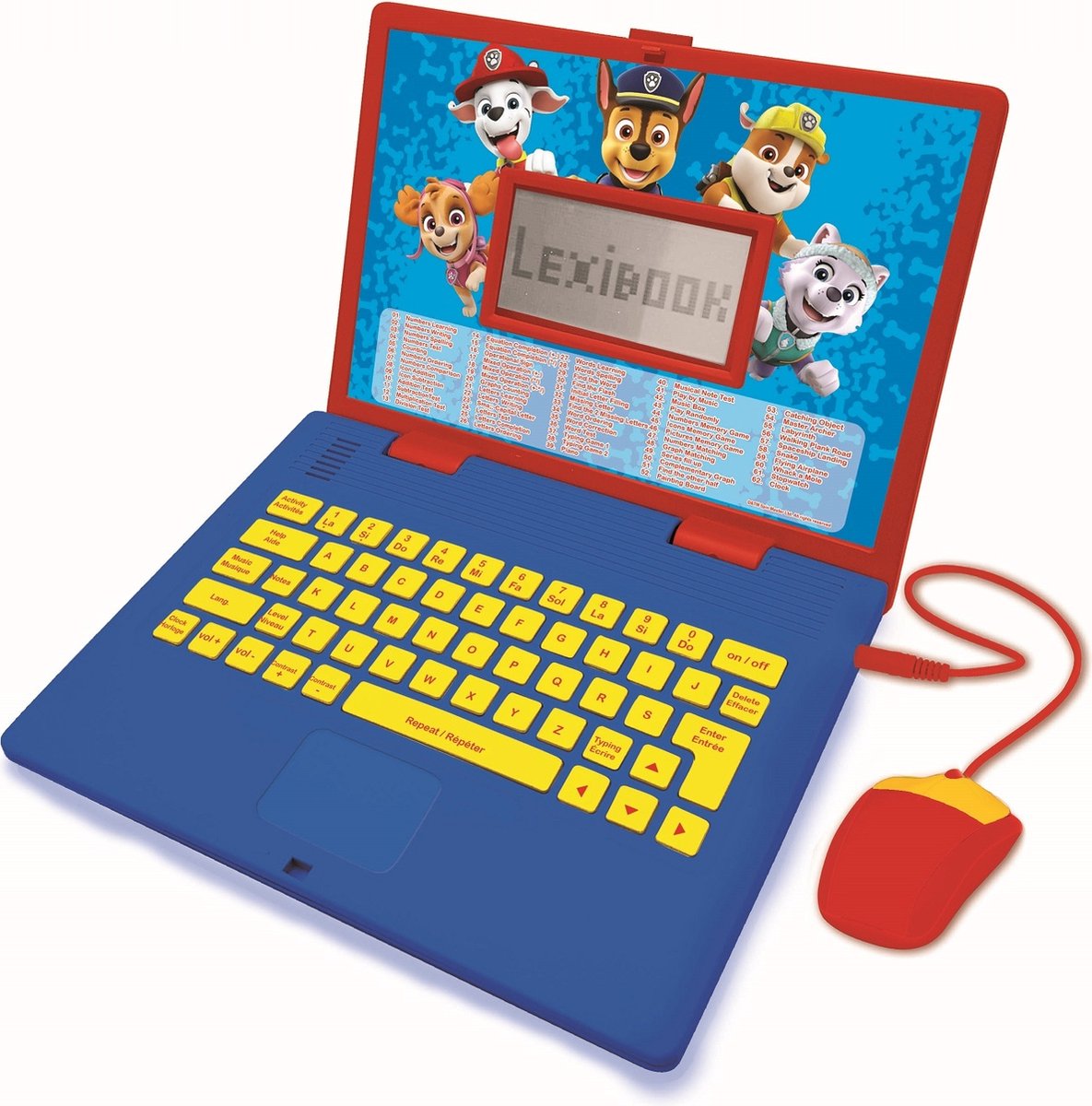 Lexibook ordinateur portátil educativo bilingüe la pat patrulla (fr en)