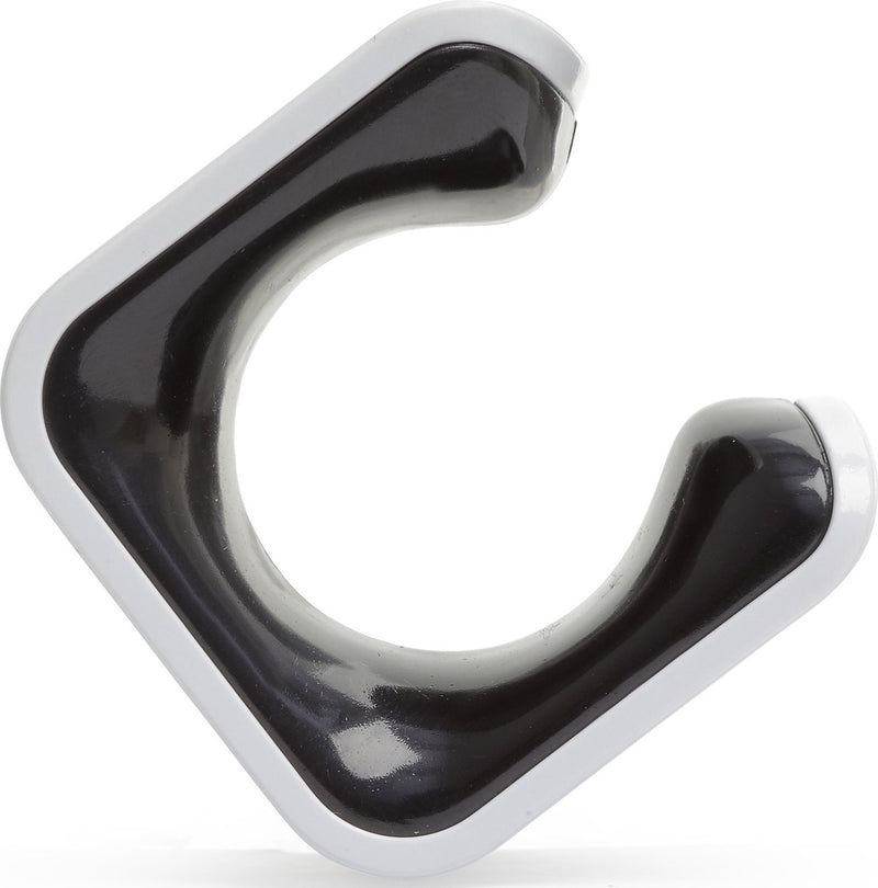 Clip per bicicletta da parete Clug roadie - bianco nero