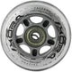 Nils extreme - ruote in pu - 76x24 mm - trasparenti - incluso abec-7 inferiore