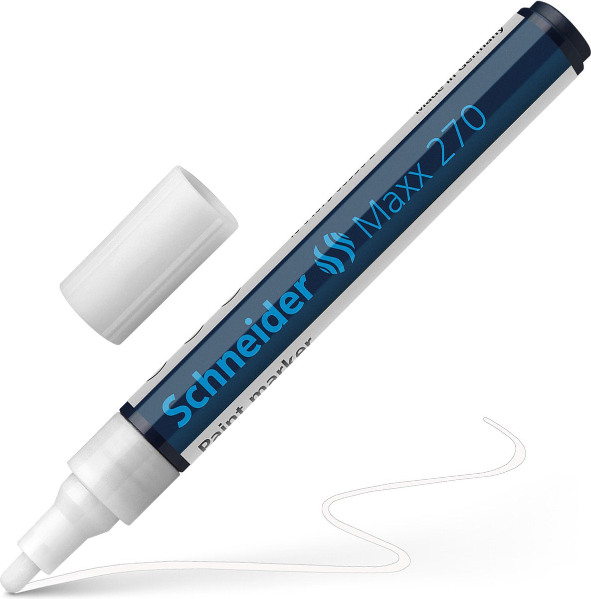 Strumenti di scrittura Schneider pennarello a vernice Schneider - maxx 270 - 1-3 mm - bianco - s-127049