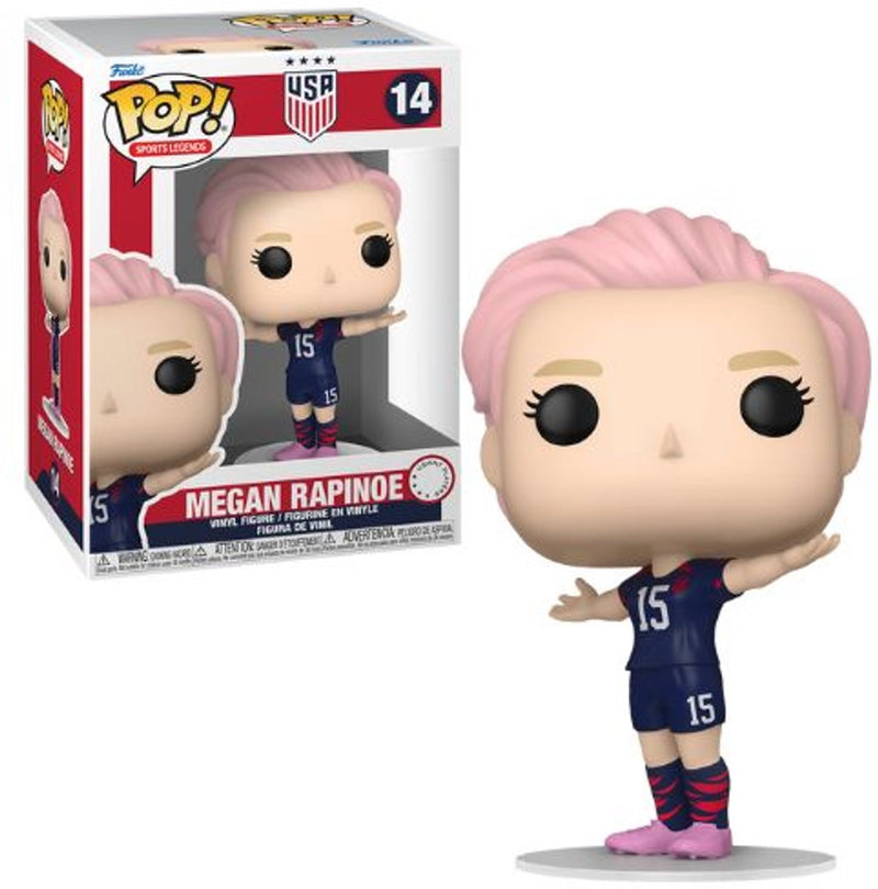 ¡Funko pop! leyendas del deporte: estados unidos - megan rapinoe #14