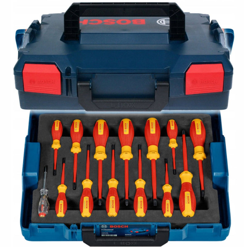 Juego de destornilladores Bosch azul 14 uds. vde-1600a02nf9