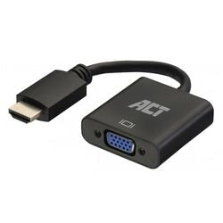 ACT 0,15 m, adattatore femmina da maschio HDMI-A a VGA, con audio