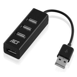 ACT Conectividad USB Hub Mini 4 Puerto