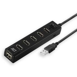 Act Connectivity USB Hub 7 Port with Aanen Out Switch