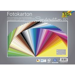 Carta colorata folia 6125 50 99 assortimento colori cartoncino fotografico