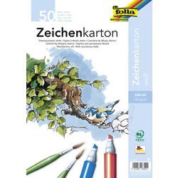 Carta da disegno folia 8300 cartoncino bianco