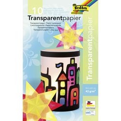 Papel artesanal folia 810 surtido de colores de papel transparente
