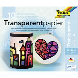 Papel craft folia 800 surtido de colores de papel transparente