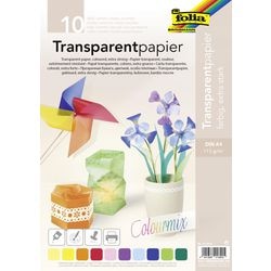 Craft paper folia 87409 transparent paper color assortment