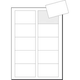 Tarjetas de visita sigel 3c 85x55mm blanco brillante